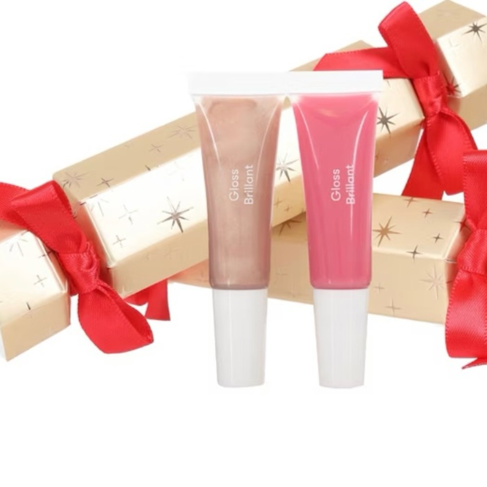 Quo 6 Pk Party/Holiday Mini Lipgloss Crackers, Gold or Pink